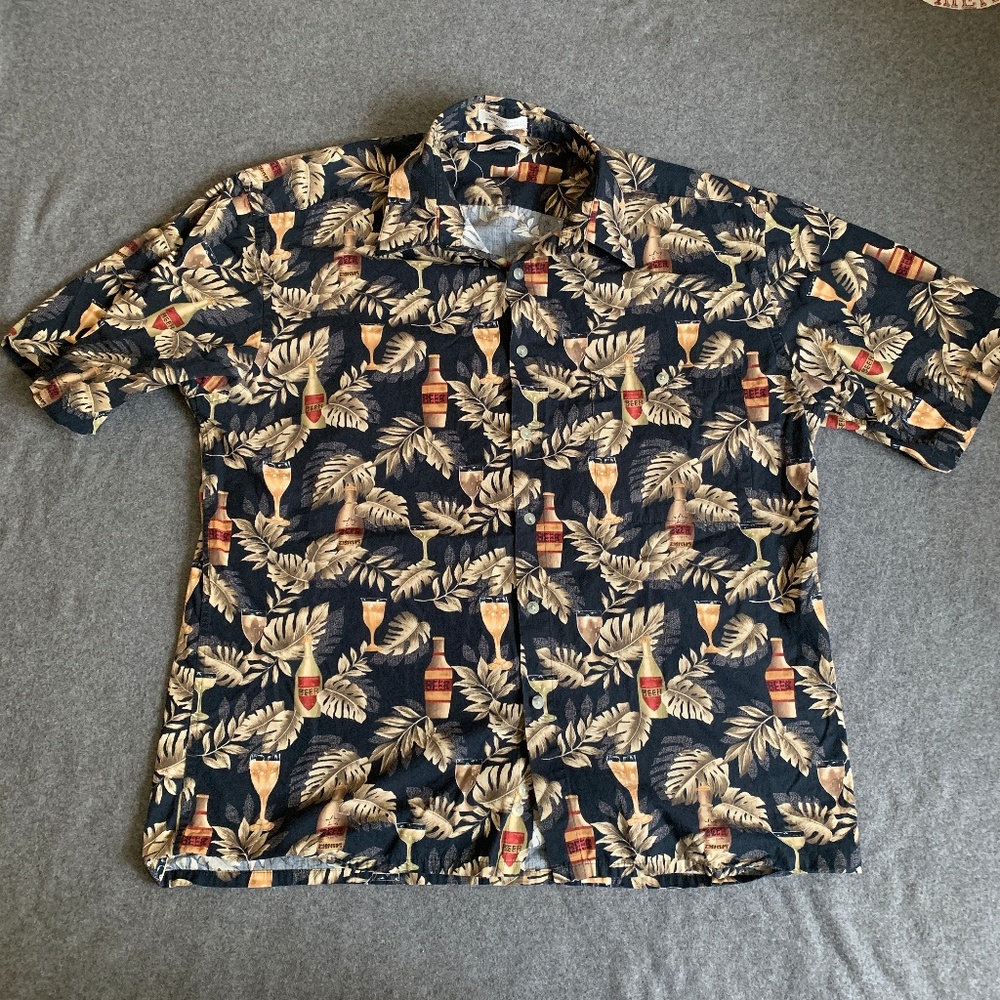 🚨Pierre Cardin Boat Shirt Beer Wine🚨